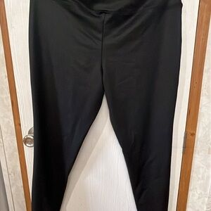 Knox Rose Black High-Waist Leggings Faux Leather